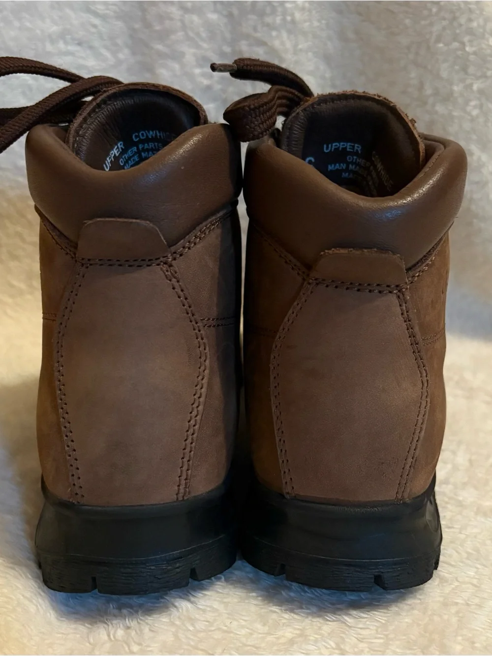 New Vasque Made In Italy Skywalk Brown Leather Suede Hiking Boots Gore-Tex 8  M